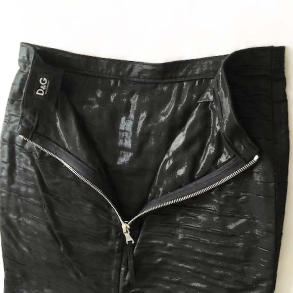 D&G Ripple Design Pencil Skirt - Picture 3 of 10